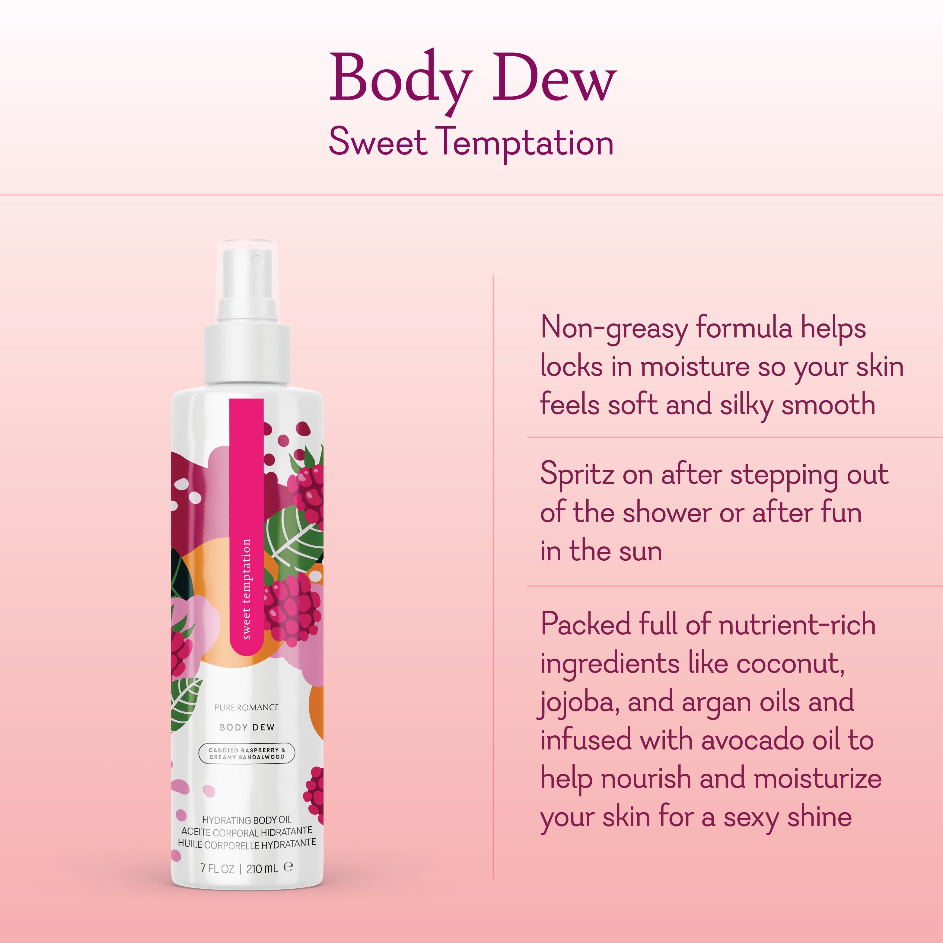 Hydrating Body Oil Pure Romance Australia