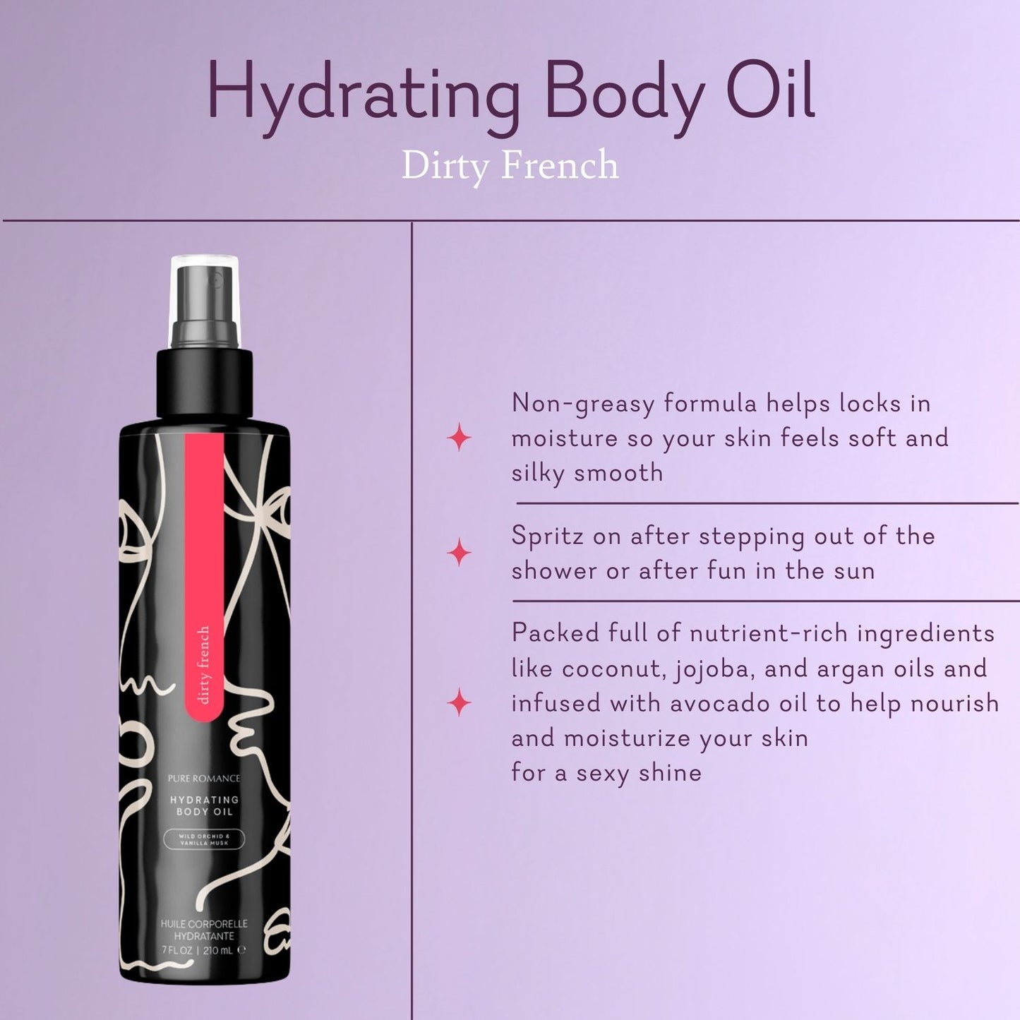 Hydrating Body Oil - Dirty French