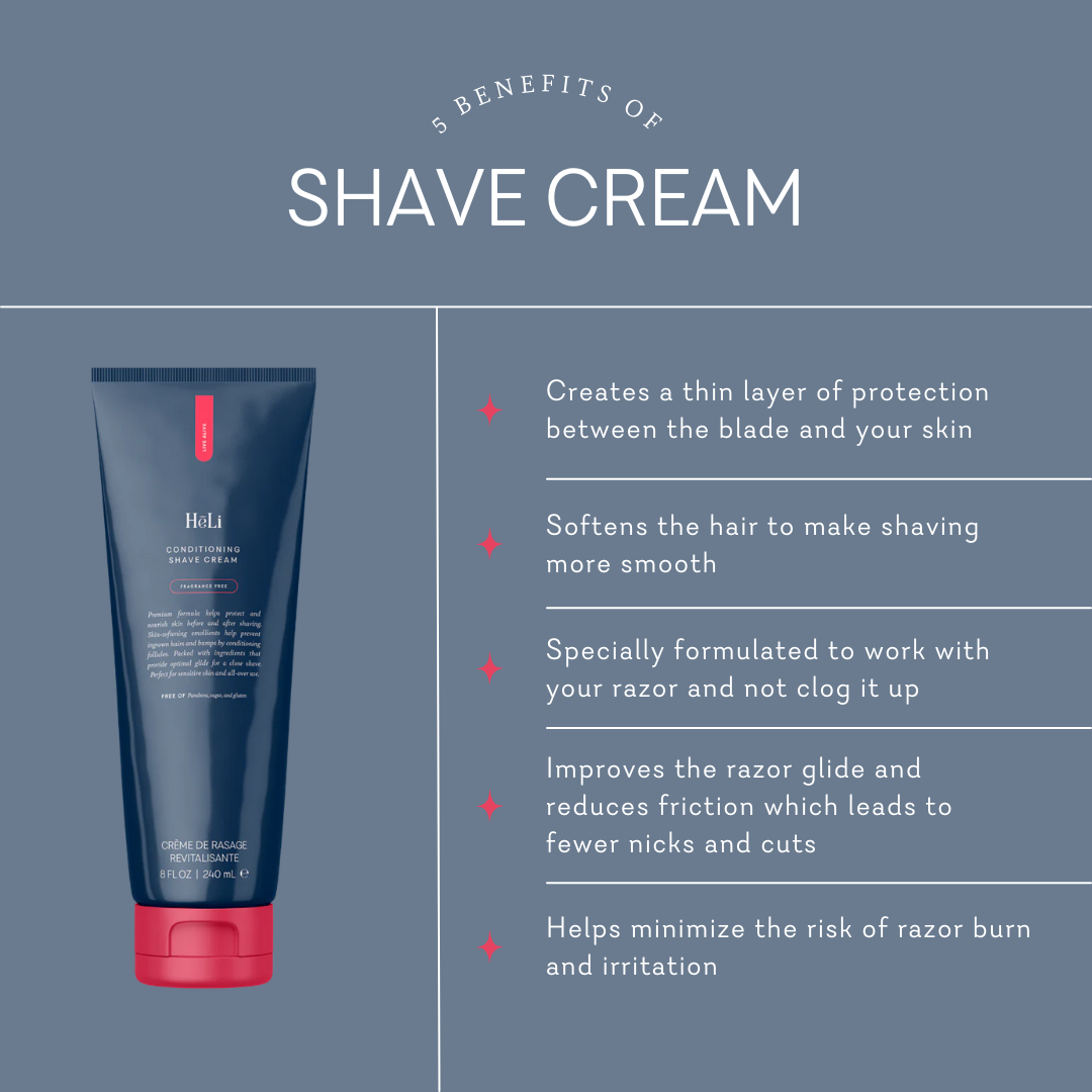HēLi Conditioning Shave Cream Pure Romance Australia